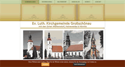 Desktop Screenshot of kirche-grossschoenau.de
